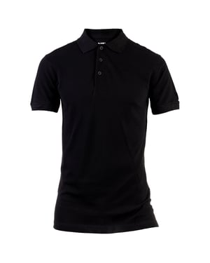 Caterpillar Essentials Cotton Men's Black Polo Shirt