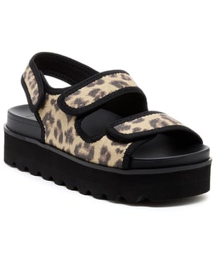 Rocket Dog Balmy Dexter Textiele Dames Sandalen In Het Bruin/Zwart