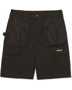 Caterpillar Nexus Holster Stretch Katoenen Zwart Werkshorts voor Heren