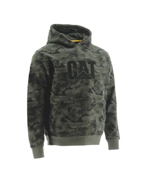 Caterpillar Merkenkatoen Groene Heren Hoodie
