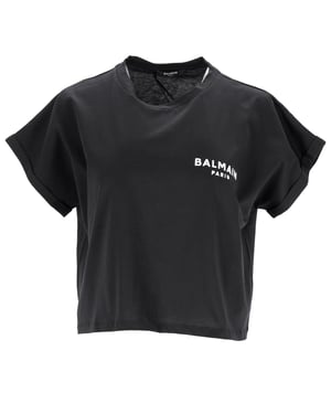 Balmain Croptop in Zwart