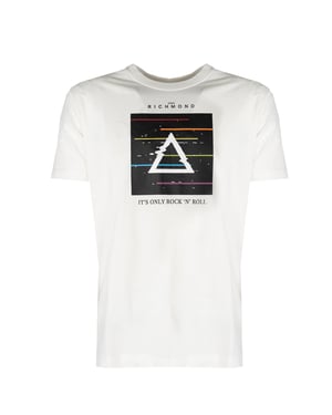John Richmond T-Shirt manlig Vit
