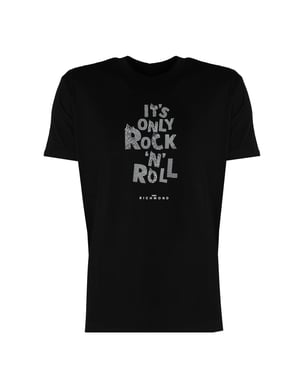 John Richmond T-Shirt manlig Svart