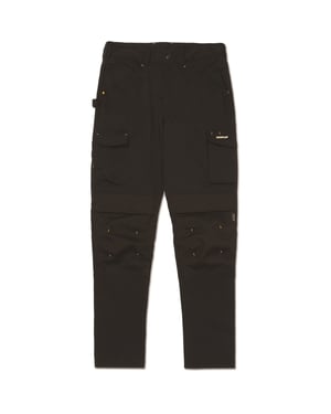 Caterpillar Nexus Kniezak Stretch Katoenen Heren Zwarte Buitenbroek