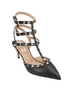 Valentino Pumps 'Rockstud' Zwart