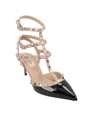 Valentino Rockstud-Pumps Black