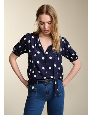 Violette Satin Blouse