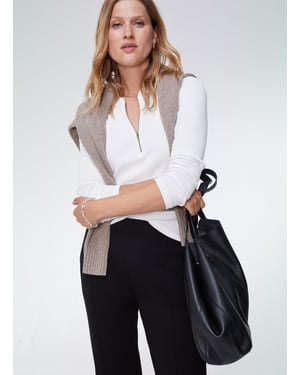 Baukjen Essentials Organic Long Sleeve Zip Top