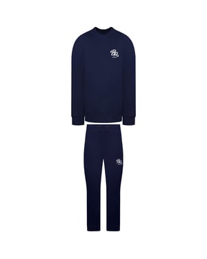 Born Rich Asten Crew Mens Navy Tracksuit