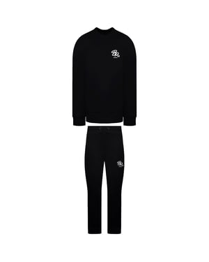 Born Rich Asten Crew Mens Black Tracksuit