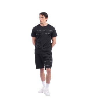 D Rock Mens Summer Outfit 2 Piece Set, Shorts and T Shirt Set