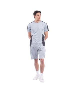 D Rock Mens Summer Outfit 2 Piece Set, Shorts and T Shirt Set