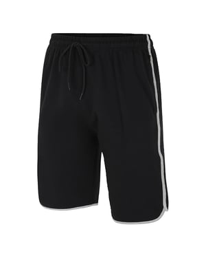 Kam Mens Shorts with Side Stripe Cotton Blend Gym