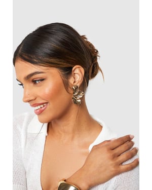 Petal Detail Statement Earrings