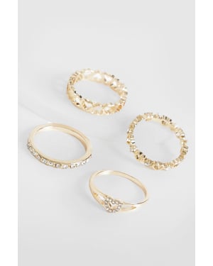 Heart Detail Multi Ring Pack
