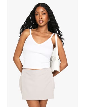 Basic Woven Mini Skort