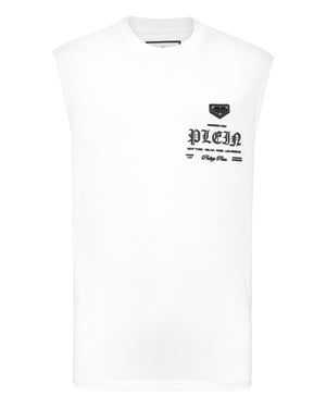 Mouwloos Ronde Hals T-shirt