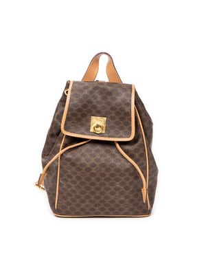 Small Flap Drawstring Backpack Rugzak