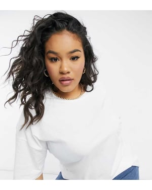 ASOS DESIGN Curve oversized t-shirt in white