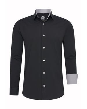 Zakelijk overhemd S - 6XL Slim Fit Premium Katoen-Stretch