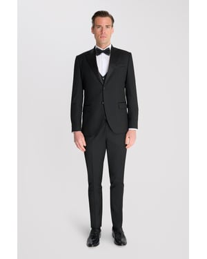 Edina 3 Piece Tuxedo Suit Set by Carter & Jones in Black