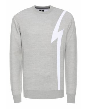 Flash gebreide trui met ronde hals