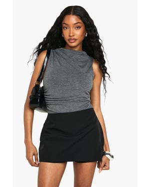 Basic Woven Mini Skort