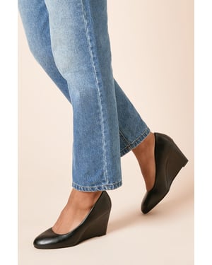 Duke Wedge Court Shoes