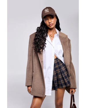 Boohoo Basics Oversized Cotton Poplin Shirt