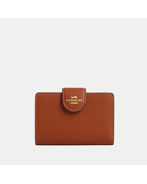 Medium Corner Zip Wallet in Smooth Grain Leather