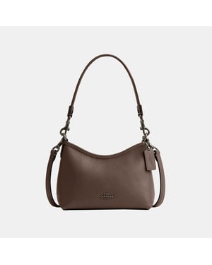 Laurel Small Shoulder Bag in Lux Pebble Leather
