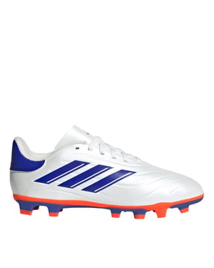 Boy's adidas Juniors Copa Pure 2 Club FxG Football Boots in White