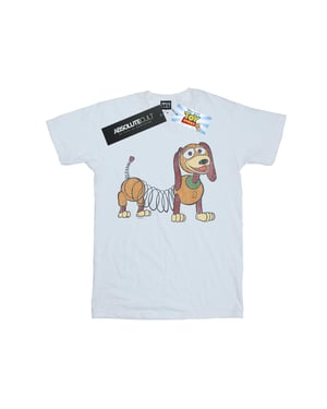 Disney Heren Toy Story 4 Slinky Pose T-Shirt (Wit)