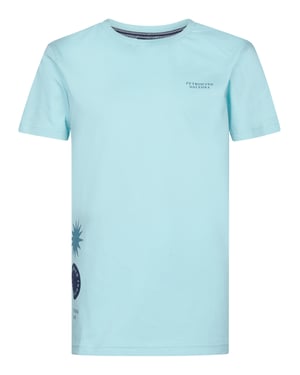 Petrol Industries - Jongens Logo T-shirt Citrusview - Blauw