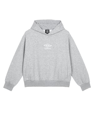 Umbro Dames/Dames Core Hoodie (Grijs gemêleerd/wit)