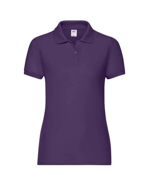 Fruit of the Loom Dames/dames Dame Fit Piqué Polo Shirt (Paars)