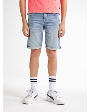 Petrol Industries - Jongens Jackson Stretch Denim Short Valencia - Blauw