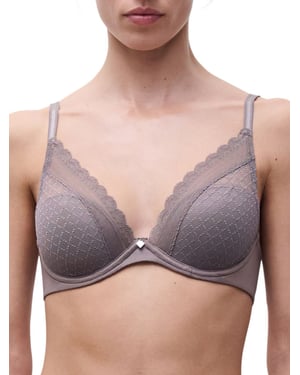 Norah Chic Plunge T-Shirt Bra - Black