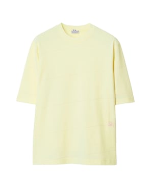 Burberry gestreept Sherbet geel T-shirt