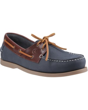 Sperry Tacoma Heren Bootschoenen Van Leer In Marineblauw/Bruin