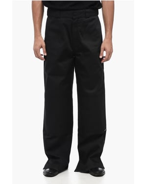 Cotton Twill Chinos Pants with Belt Loops