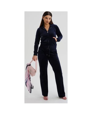Juicy Couture Del Ray Polyester Dames Blauwe Joggers