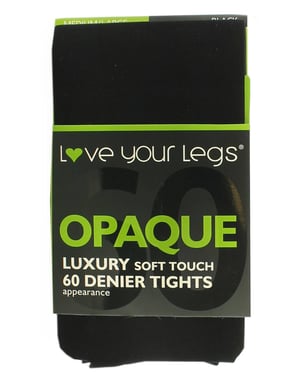 Womens Tights 60 Denier Luxury Soft Touch opaque black