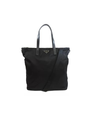 Prada Pattina Nylon Tote Bag