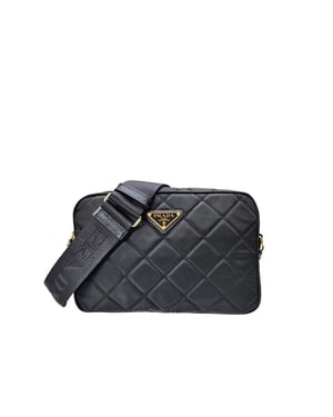 PRADA quiltad nylonkameraväska