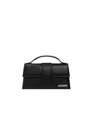 Jacquemus Le Grand Bambino Schoudertas Zilver Logo