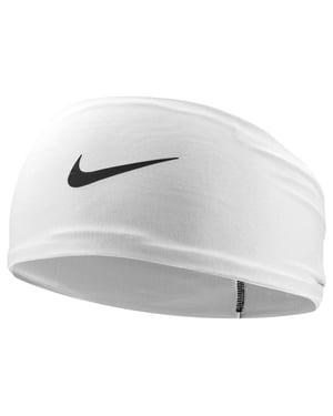 Nike Fury Classic Wide Dri-FIT Headband (White)