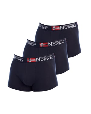 Pack-3 Boxershorts Geographical Norway GN1000 Mann