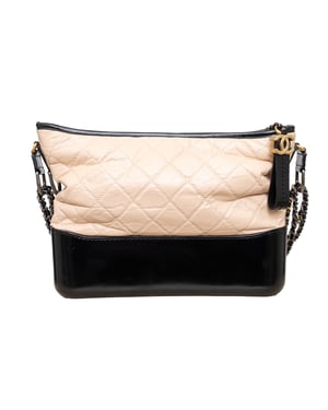 Chanel Quilted Large Gabrielle Hobo Bag - '10s