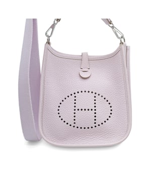 Hermès Mini Evelyn 16 Clemence Leather Bag - '10s